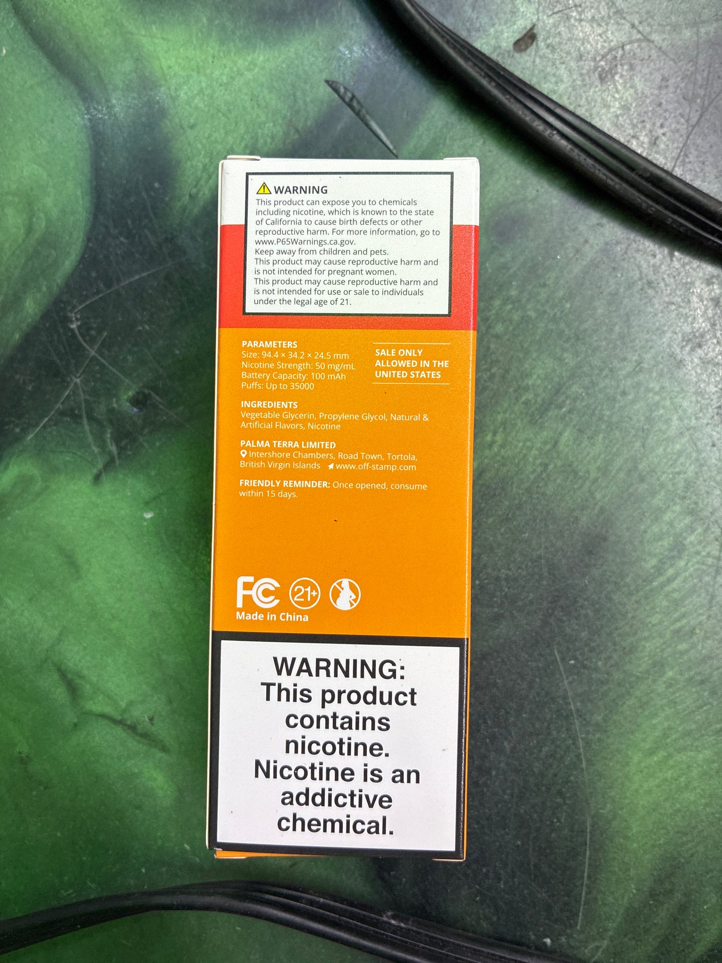 Off stamp Miami mint pod 35k