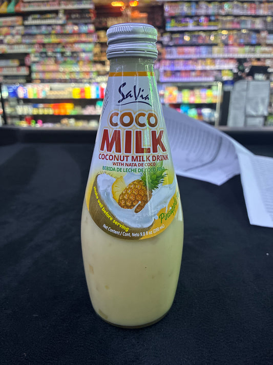 Savia coconut milk pineapple flavor 9.8floz