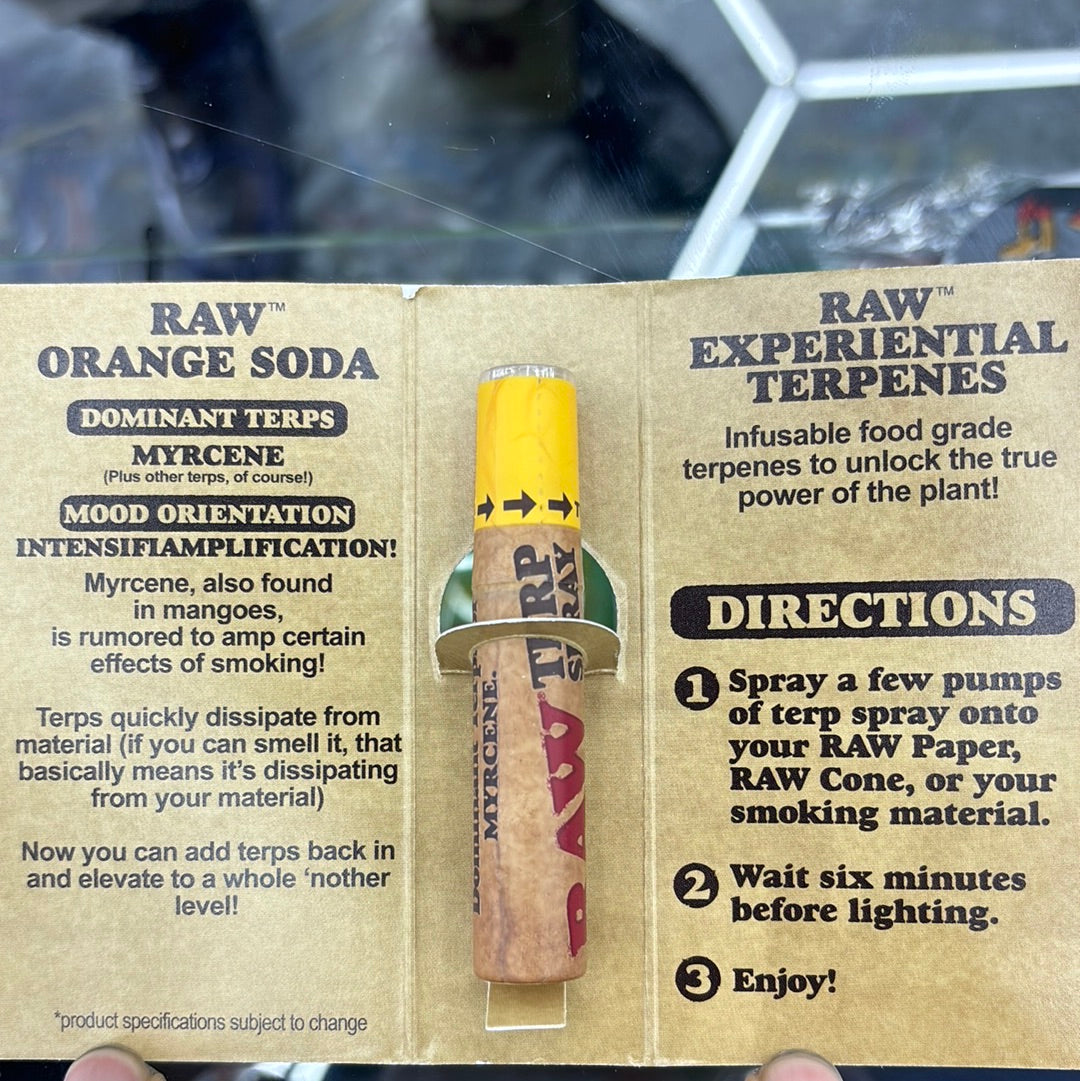 Raw Terp spray orange soda external terpenes 5ML