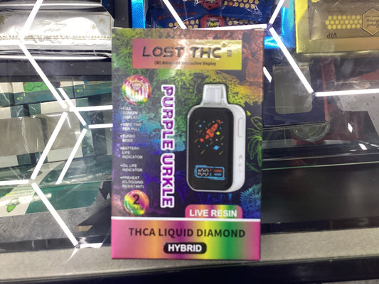 Lost thc iii live resin liquid diamond purple urkle 2g hybrid
