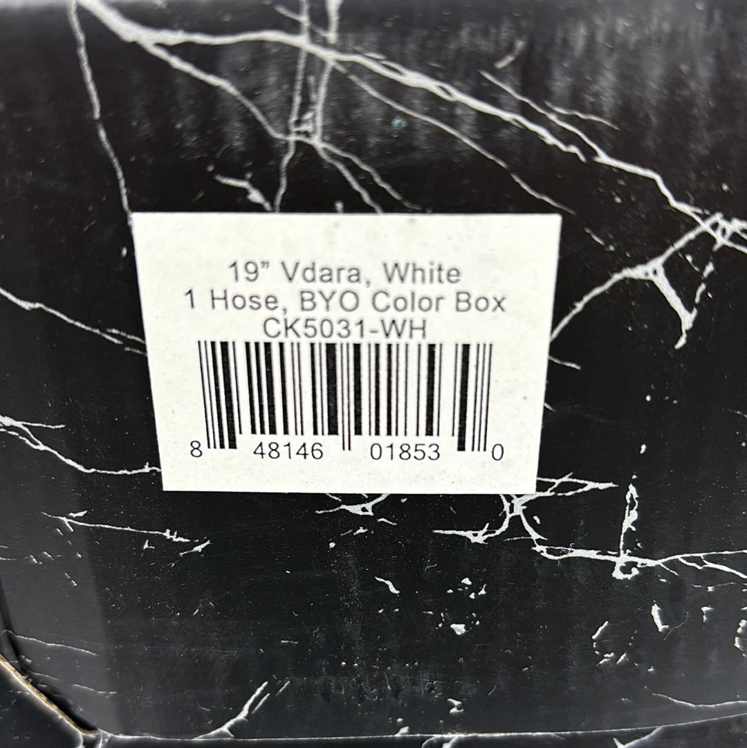 B.y.o 19 vdara white 1 hose byo color box ck5031-wh