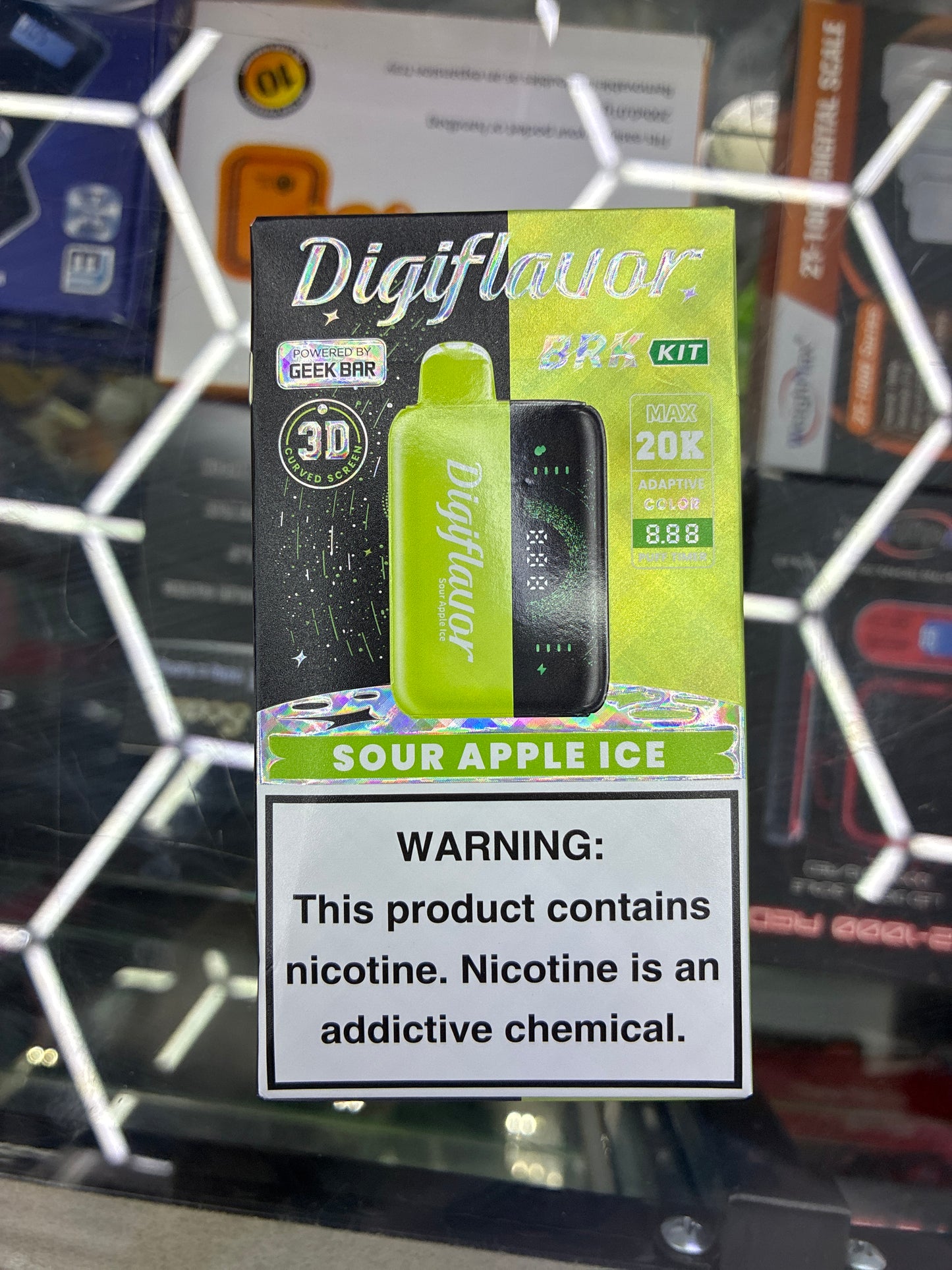 Digiflavor brk kit 20K Puffs sour apple ice