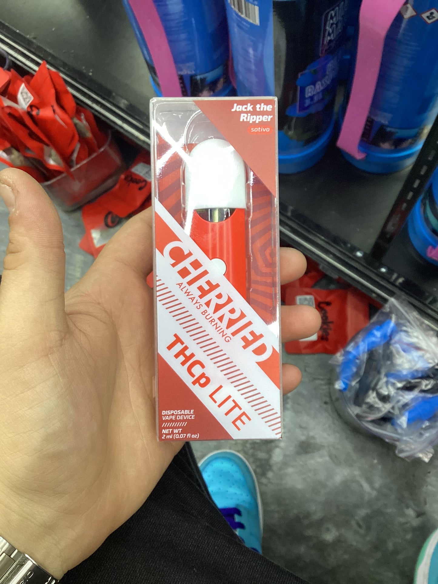 Cherries thcp lite 2g dispo Jack the Ripper sativa