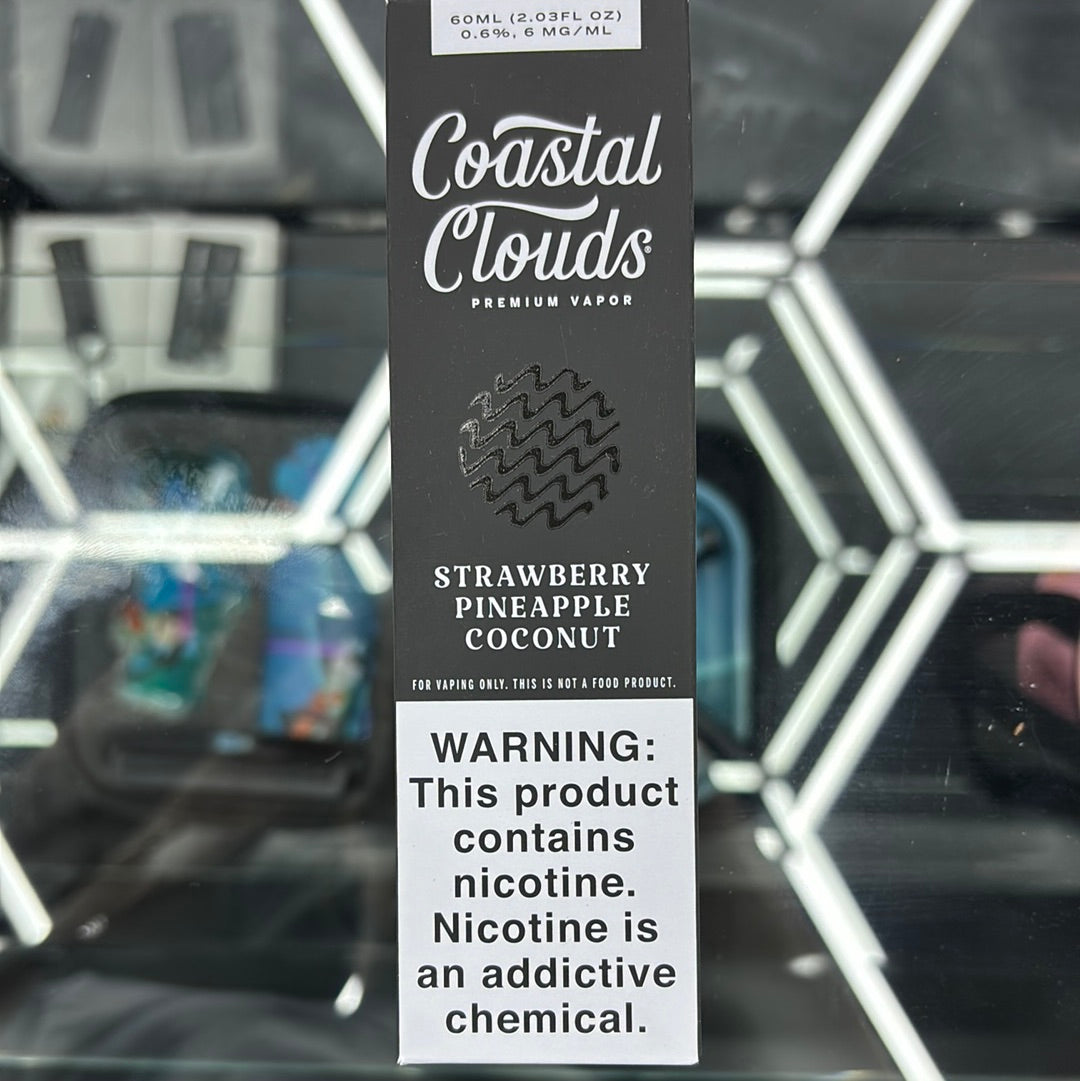 Coastal clouds, strawberry pineapple coconut 6mg