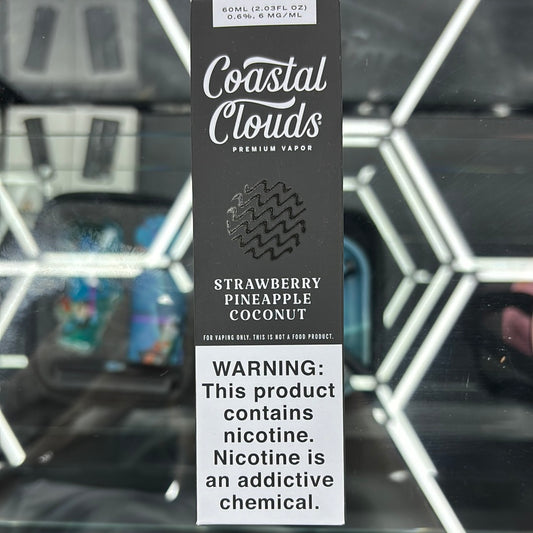 Coastal clouds, strawberry pineapple coconut 6mg