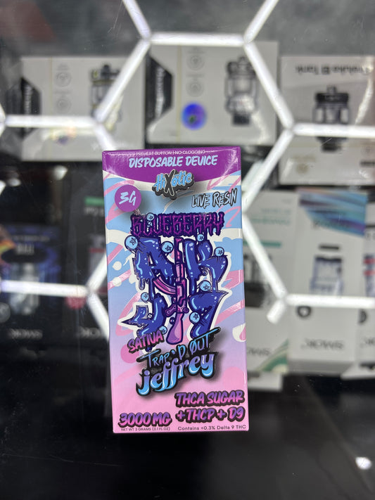 Hixotic blueberry ak47 trap’d out Jeffrey sativa