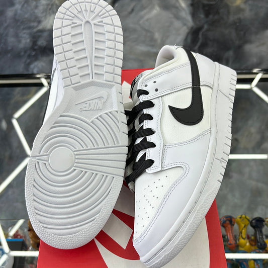 Nike dunk low retro white/black summit white size 9M
