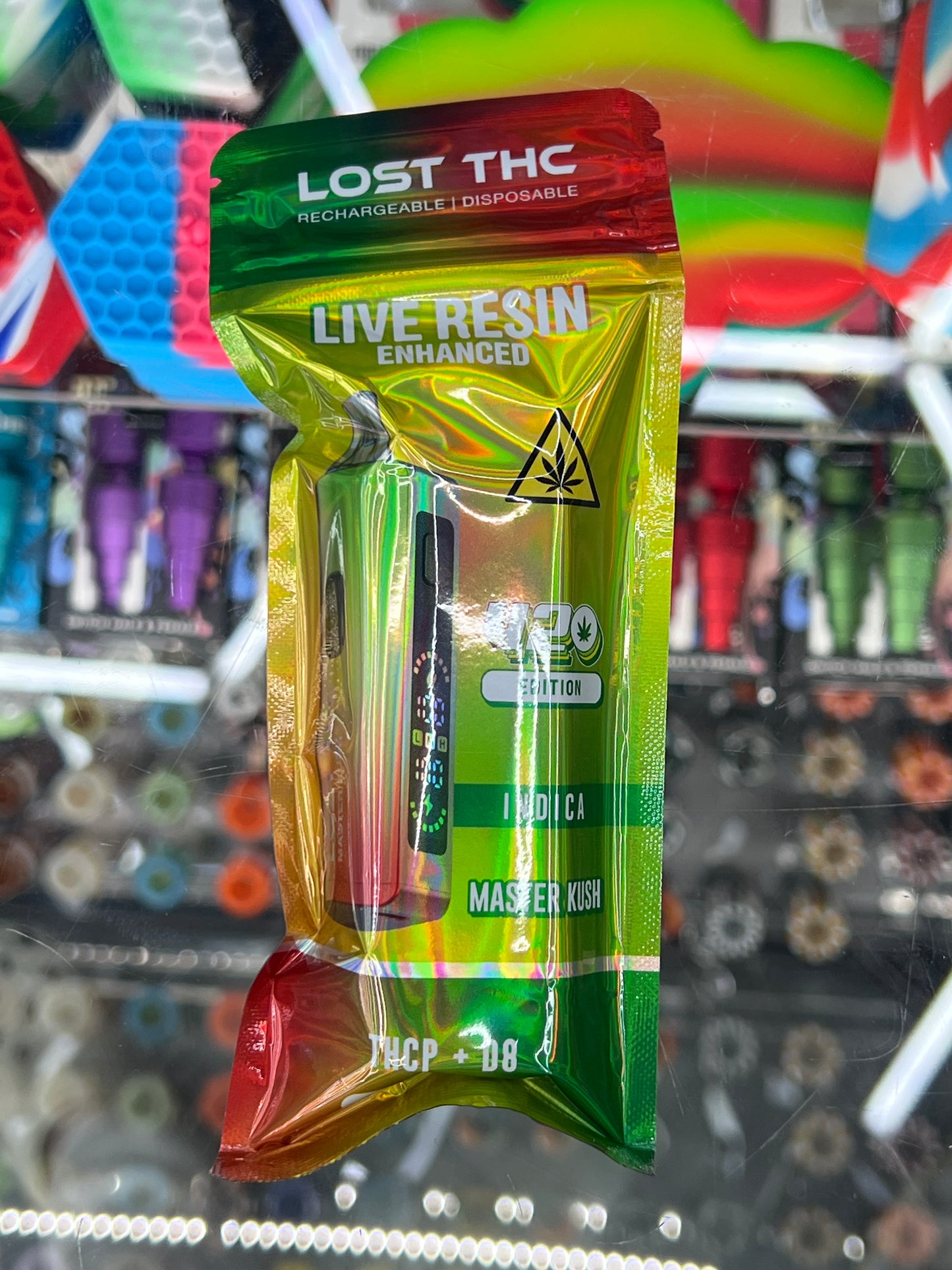 Lost thc live resin enhanced master kush indica 7.5 G