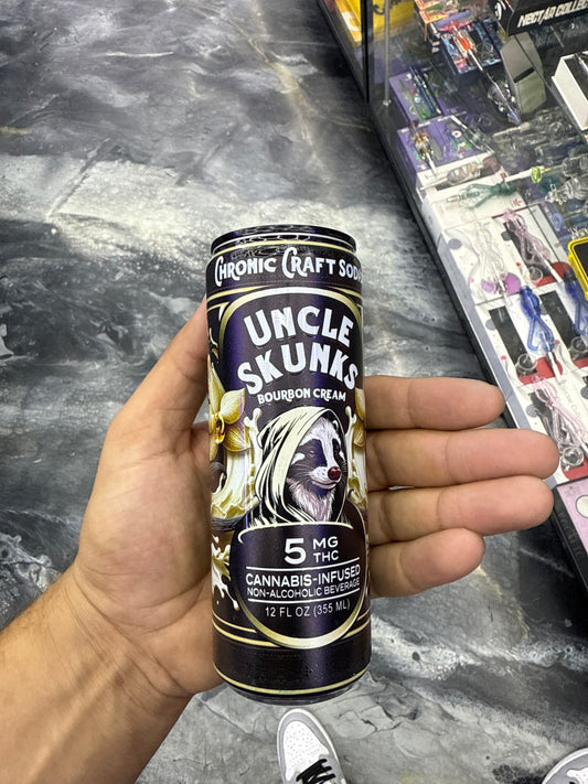 Uncle skunk’s bourbon cream 5mg THCp infused drink