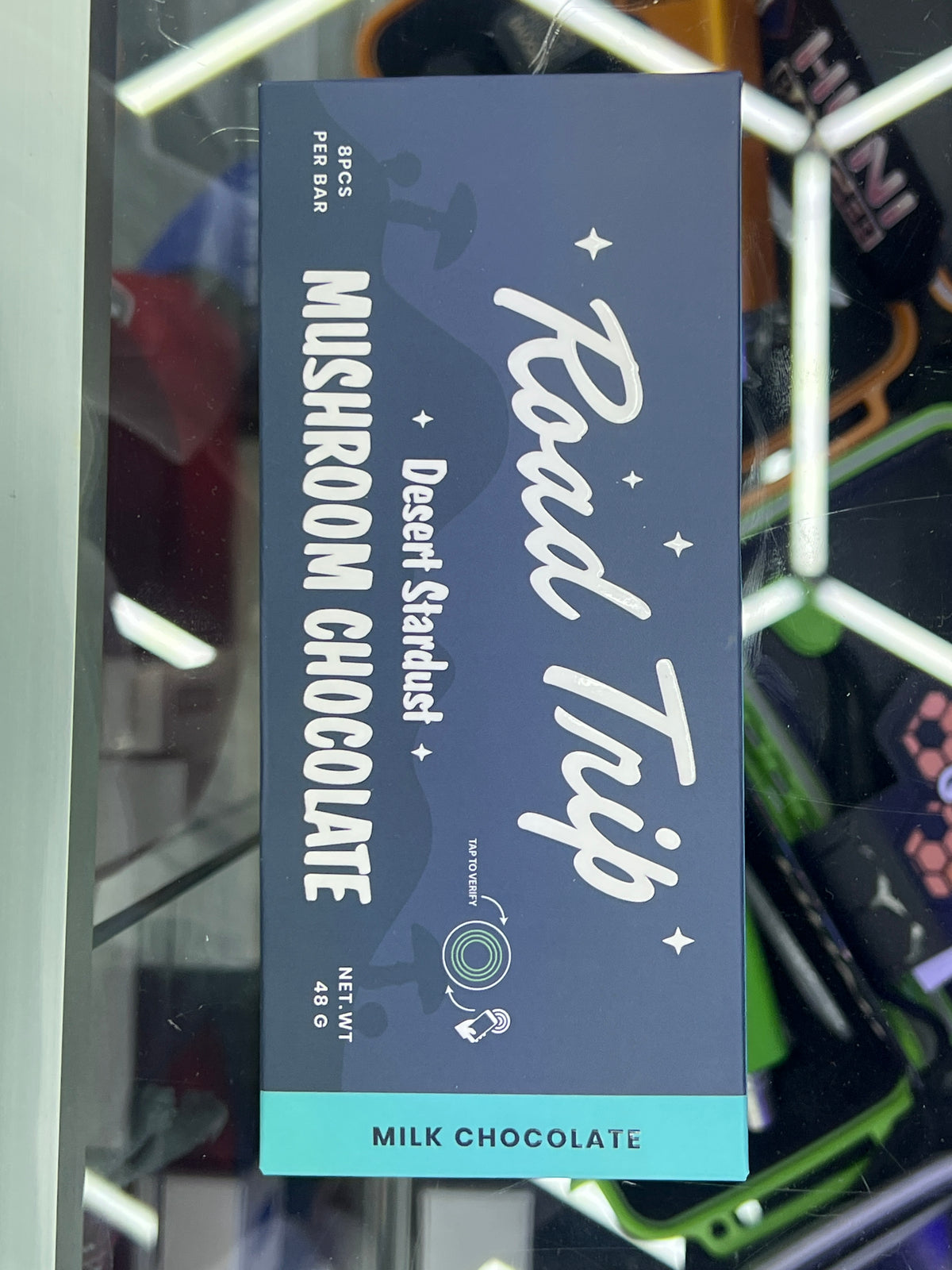 Road Trip Desert Stardust mushroom choclate 8pc milk chocolate