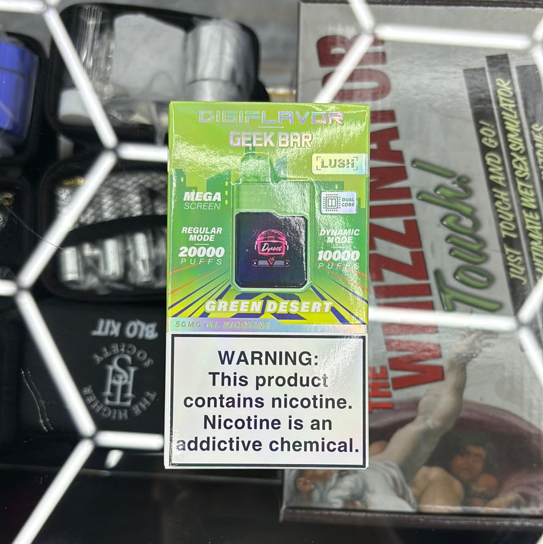 Geekbar 20,000 puffs green desert