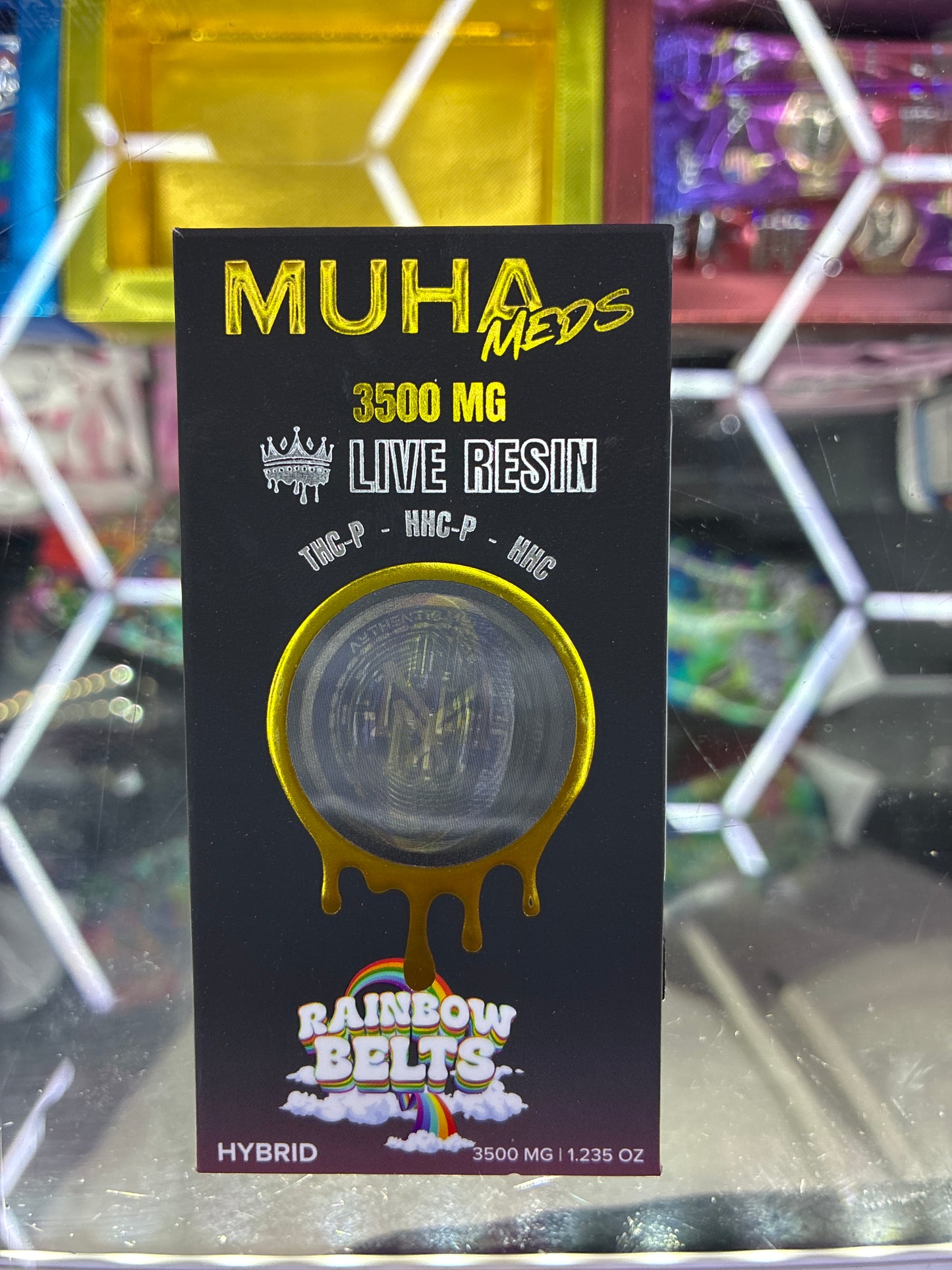 Muha meds 3500mg melted diamonds rainbow belts