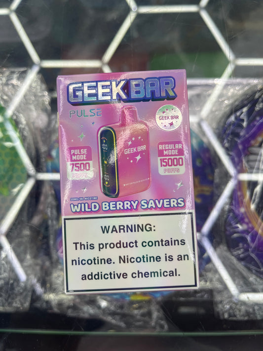 Geek bar pulse wild berry savers
