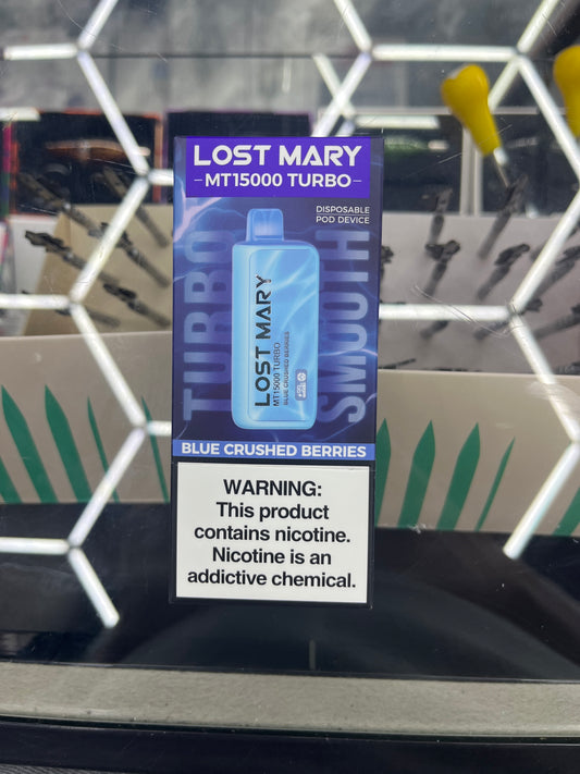 Lost Mary blue crushed berries 15,000 puffs,