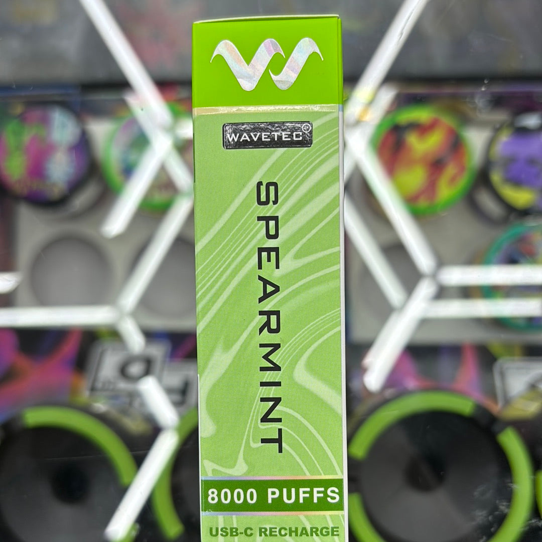 Wave peppermint 8000 puffs