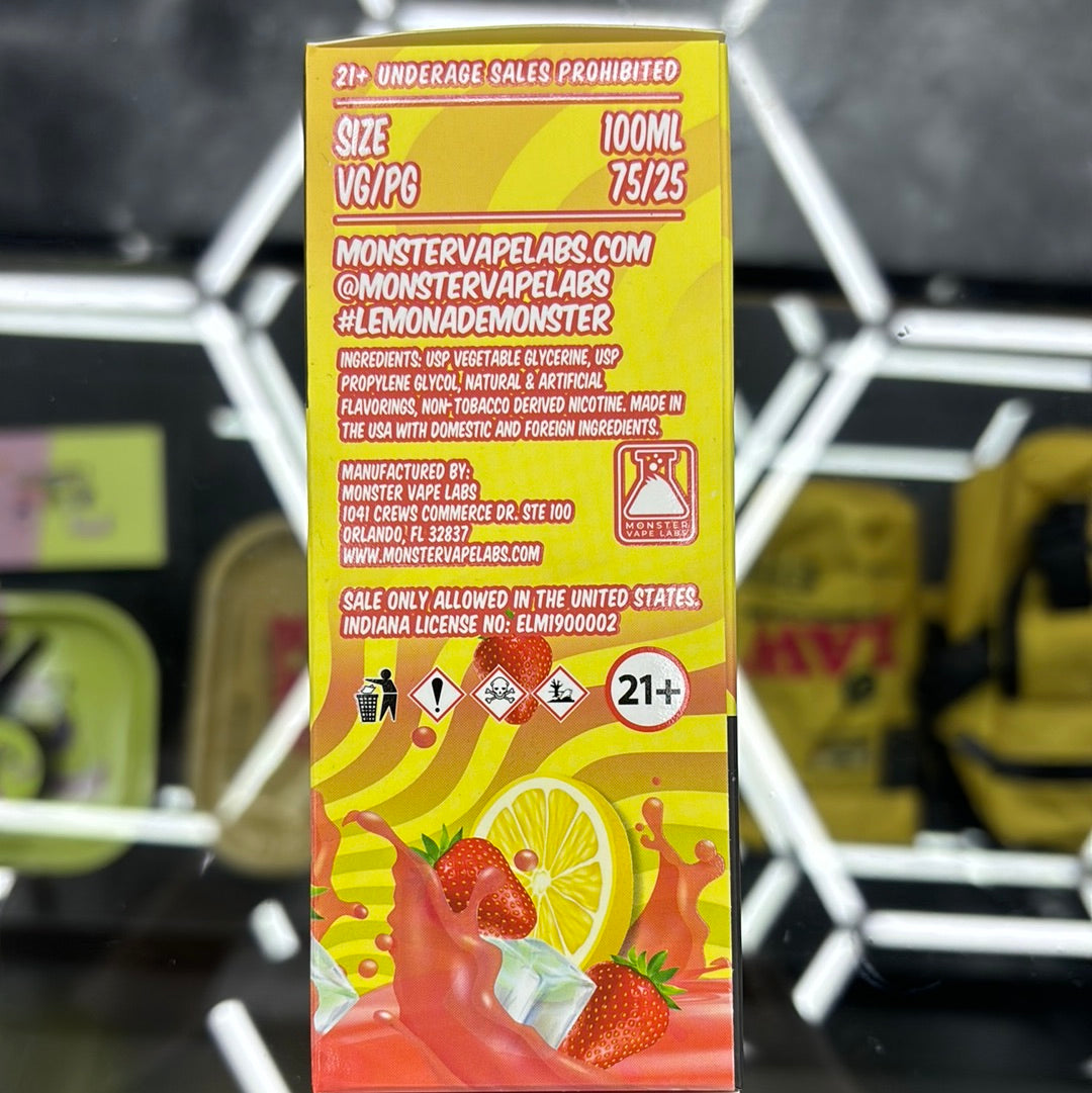 Lemonade monster, strawberry lemonade 3MG 100ml