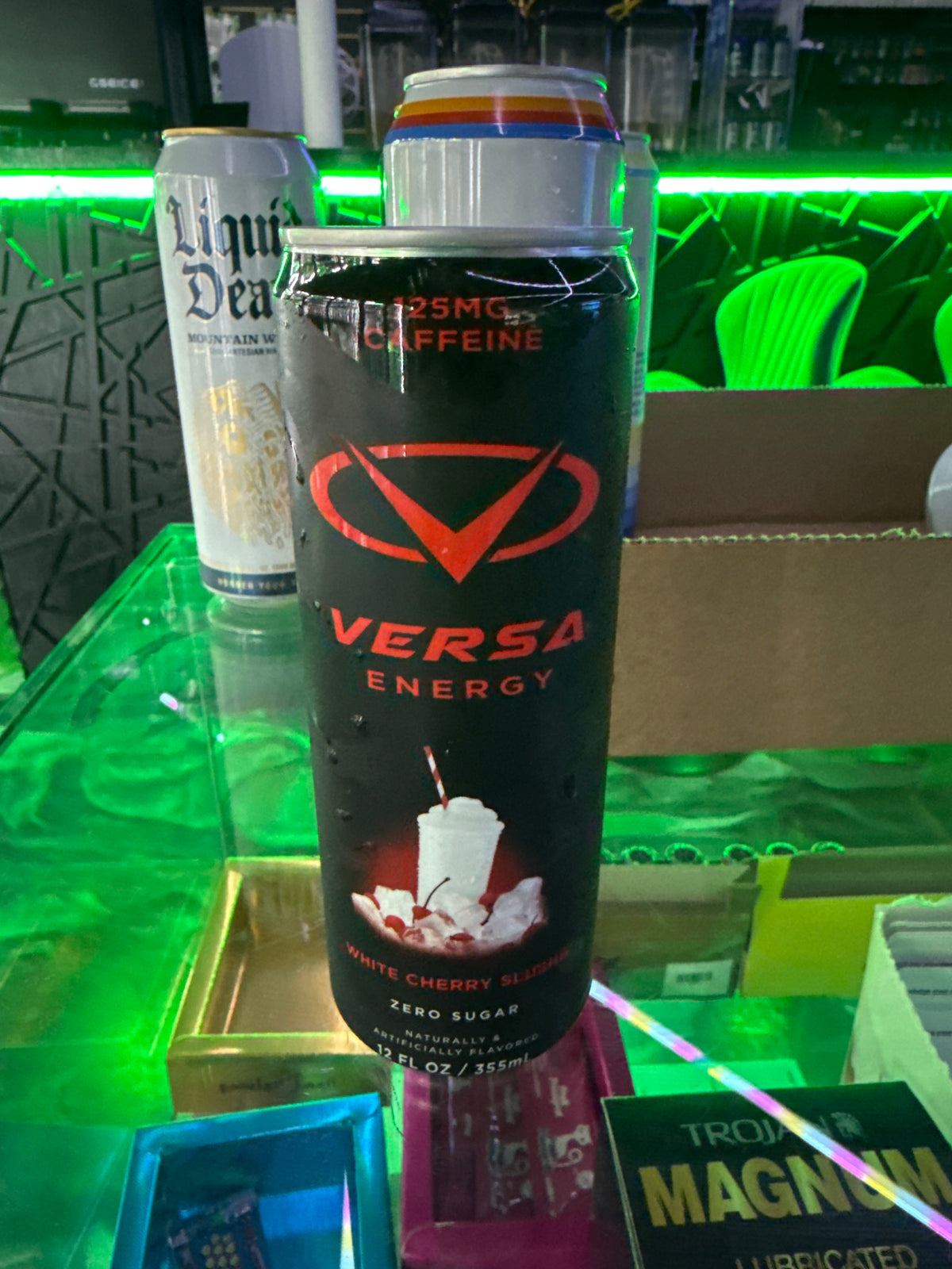 Versa Energy White Cherry Slush 12oz