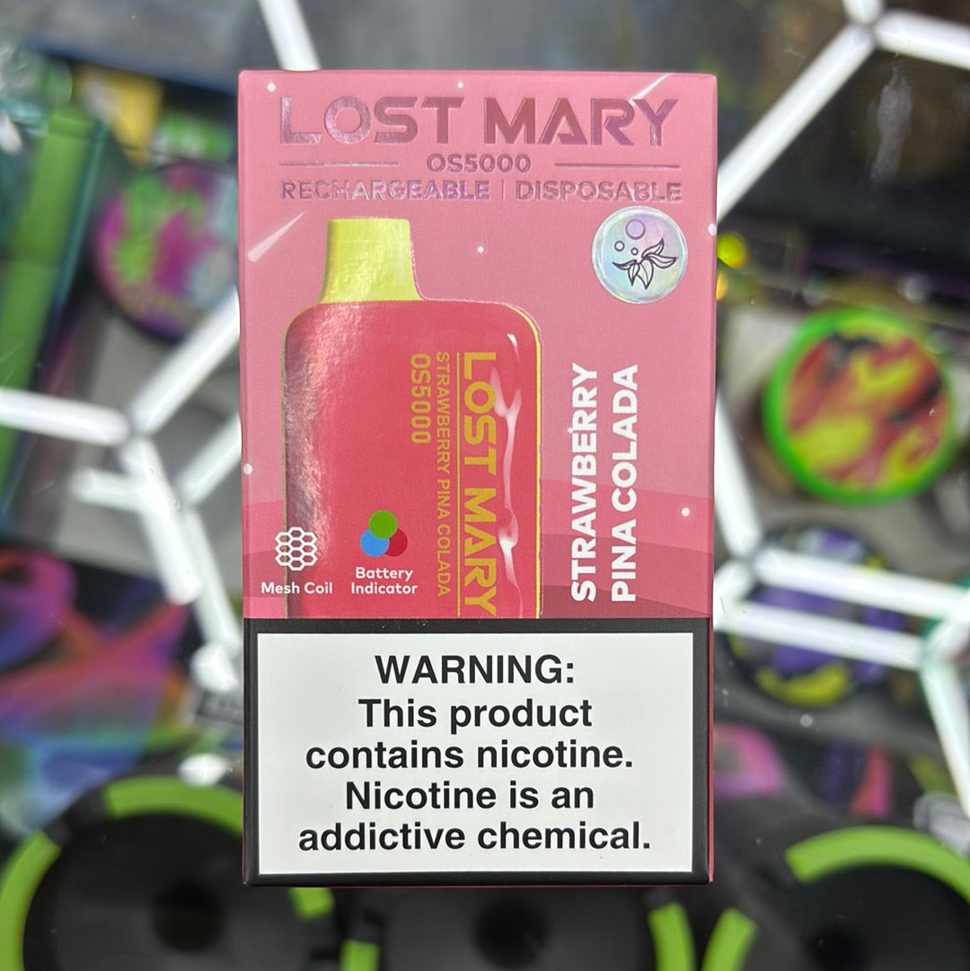 Lost Mary strawberry, piña colada