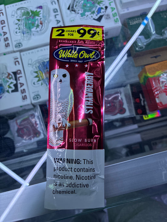 White owl strawberry cigarillos
