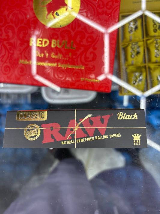 Raw classic black king size