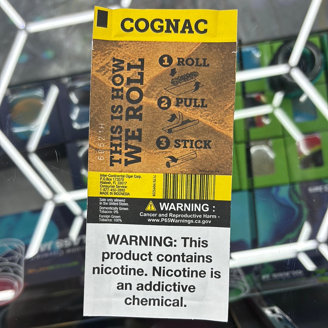 Al Capone cognac leaf wrap