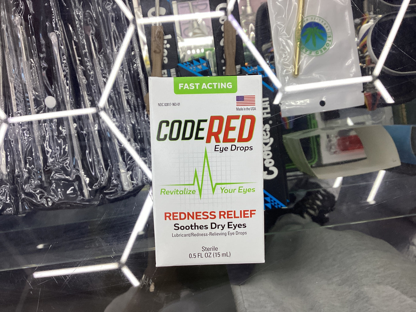 Code red eye drops