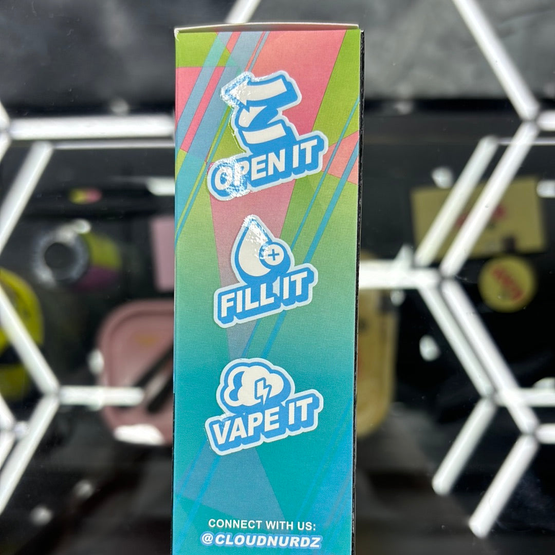 Cloud nurdz,apple watermelon ice 3MG 100ml