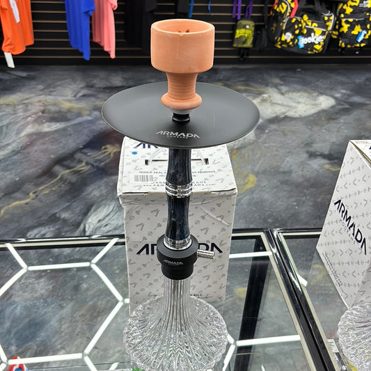 Armada hookahs marble dark blue large