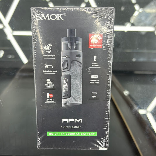 Smok rpm grey leather