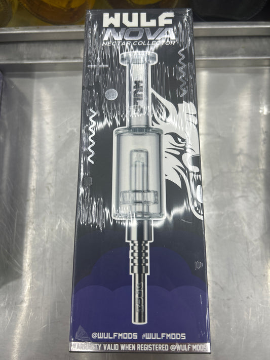 Wulf nova water filtered nectar collector black