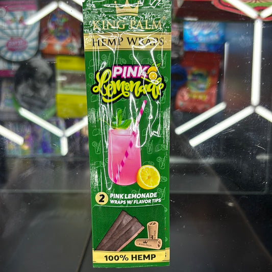 King palm hemp wraps, pink lemonade