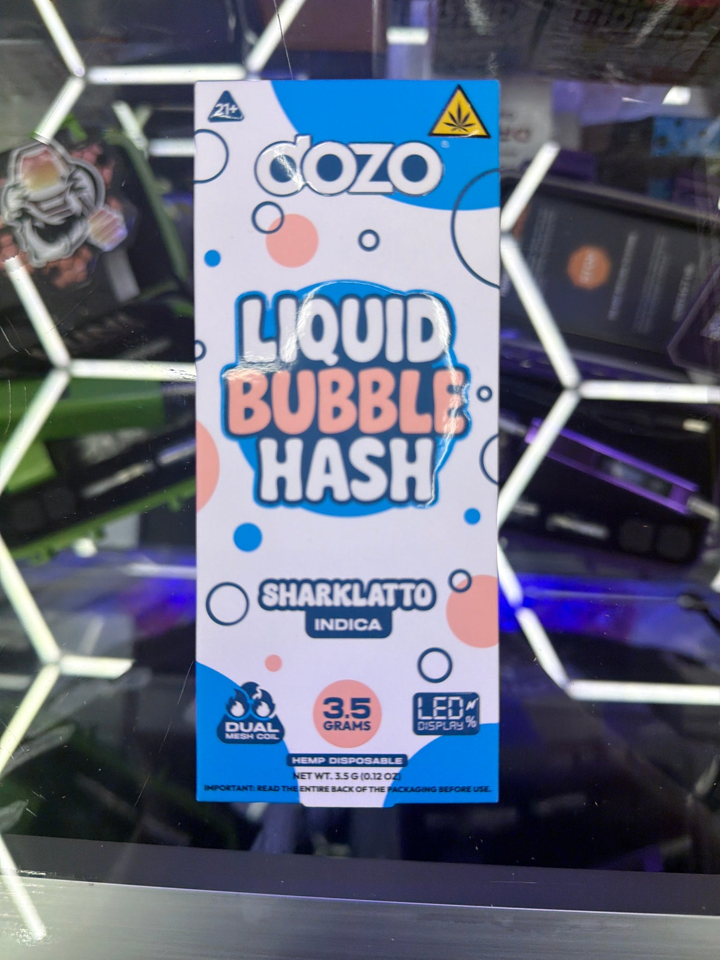 Dozo Liquid Bubble Hash 3.5g disposable Sharklatto indica