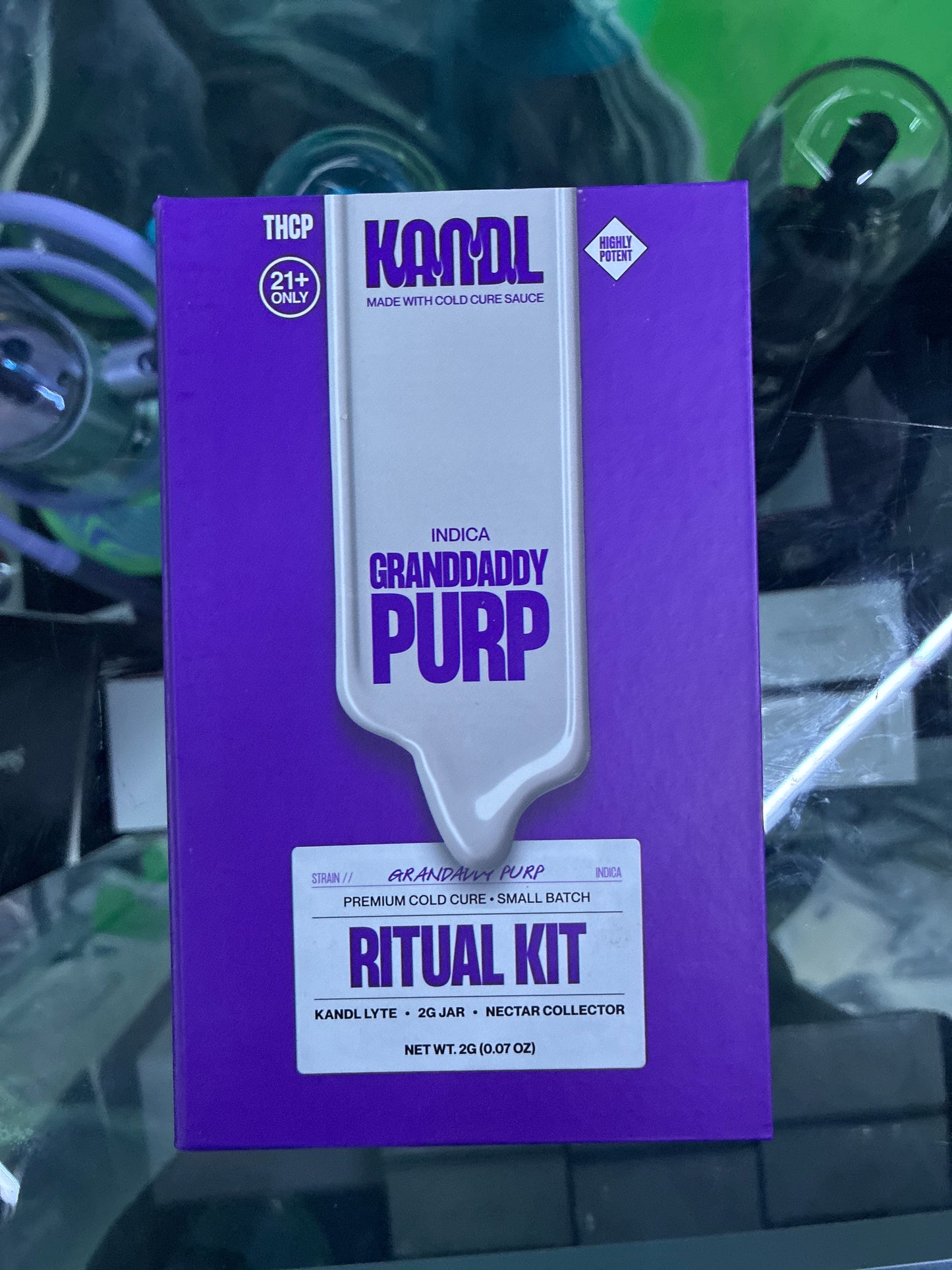 Kandl ritual kit concentrate vaporizer granddaddy purple indica