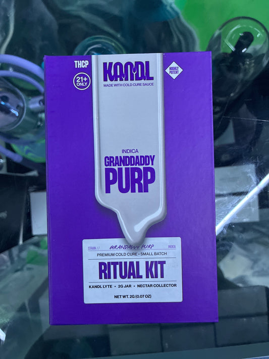 Kandl ritual kit concentrate vaporizer granddaddy purple indica