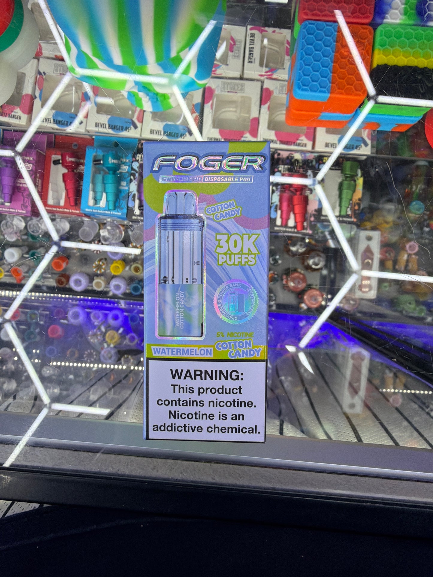 Fogger switch pro disposable pod 30k puffs Watermelon Cotton Candy