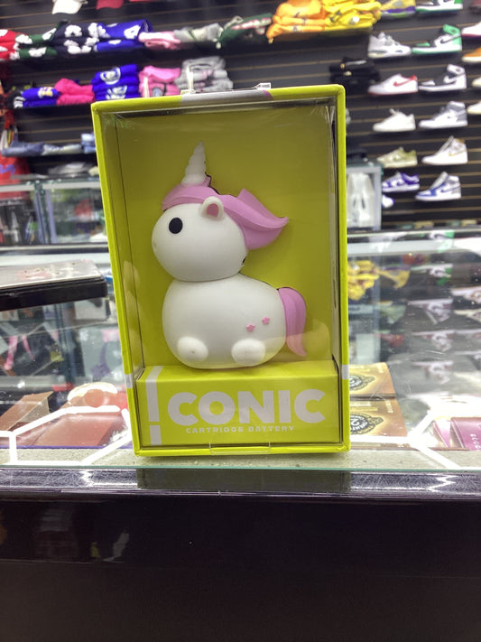 Iconic cartridge unicorn battery white/pink