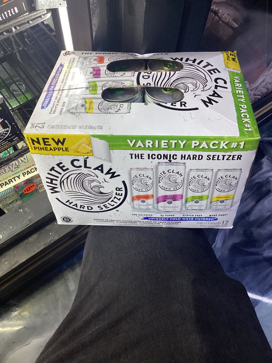 White claw variety #1 12 pack 12oz