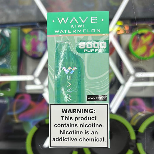 Wave kiwi, watermelon, 8000 puffs