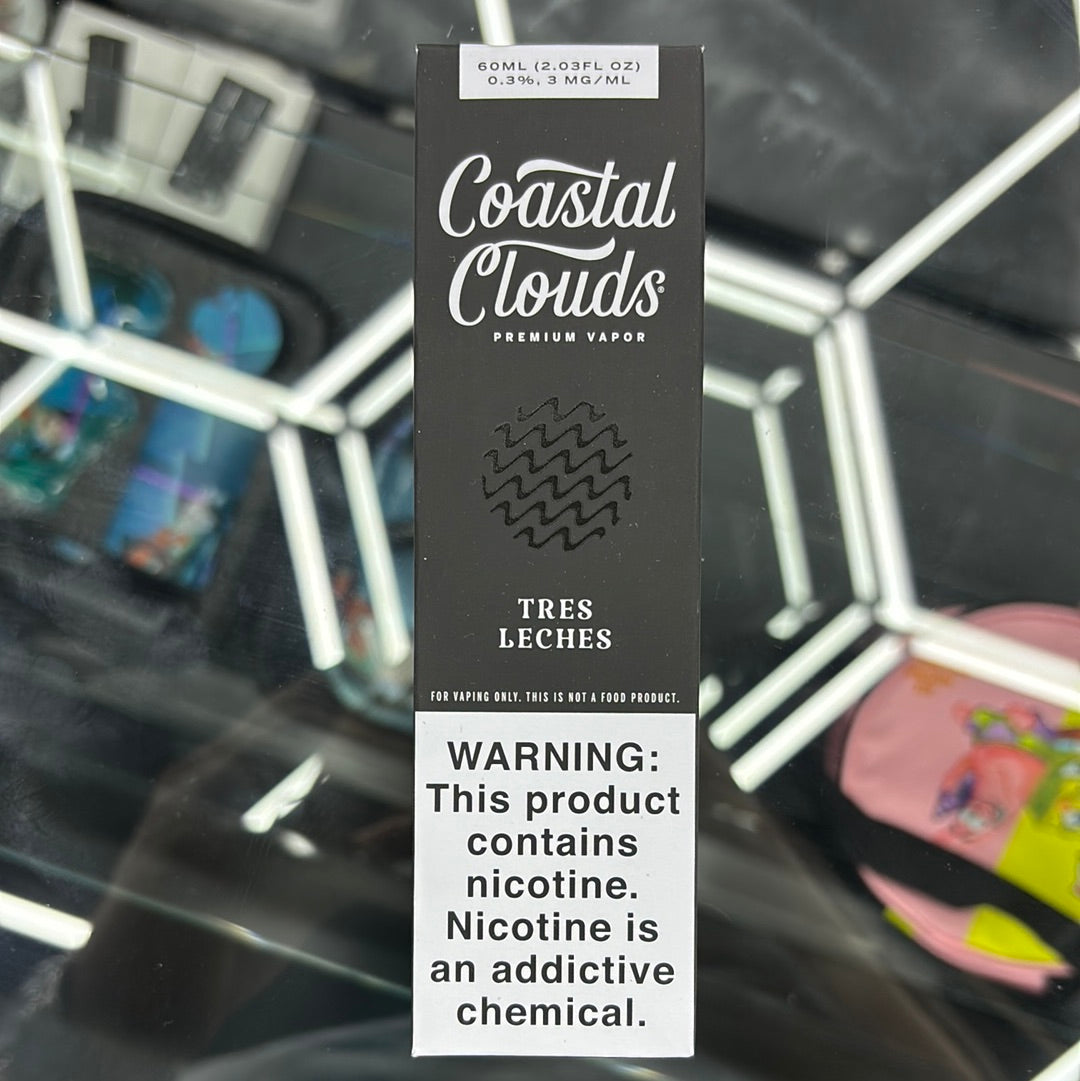 Coastal clouds, tres leches 3mg