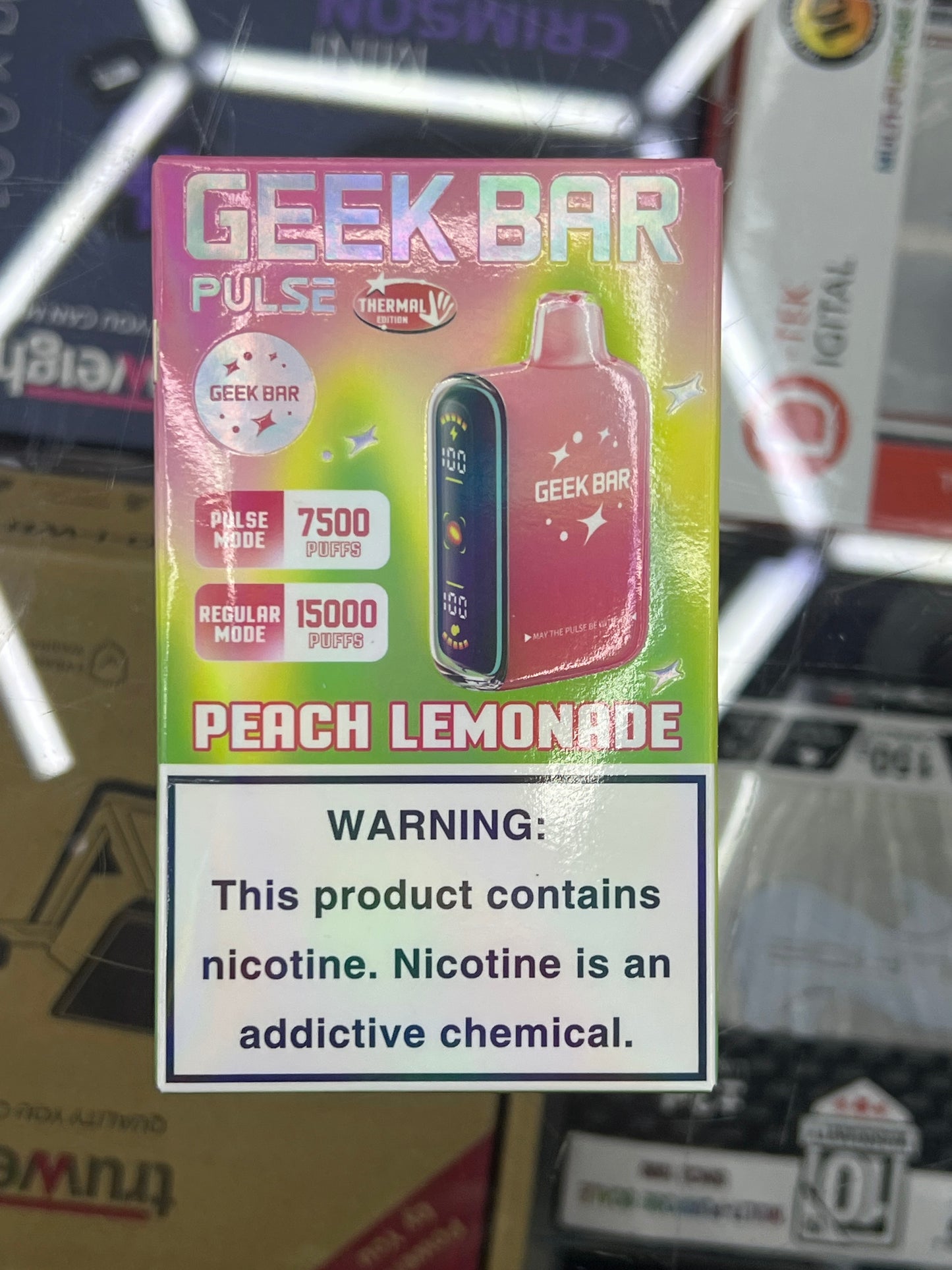 Geek bar pulse peach lemonade