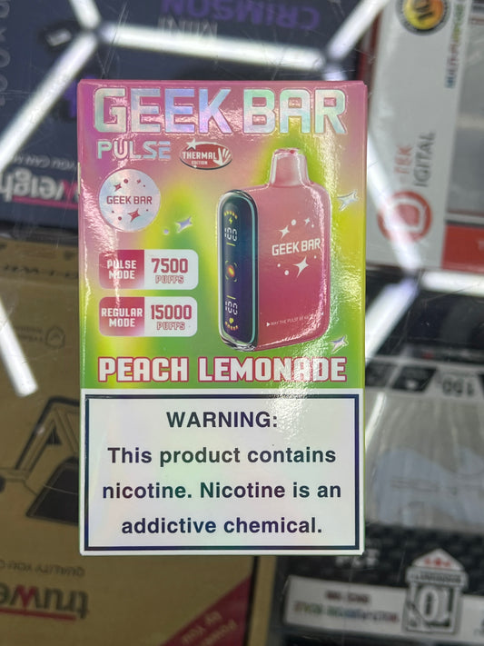 Geek bar pulse peach lemonade