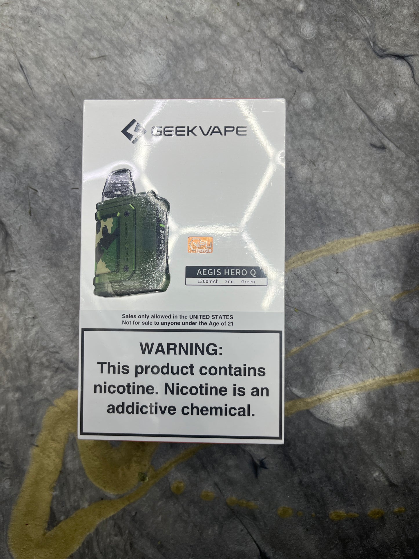 Geekvape aegis hero q green camo