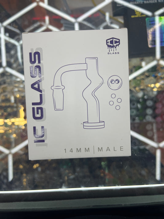 Ic glass 14mm male banger