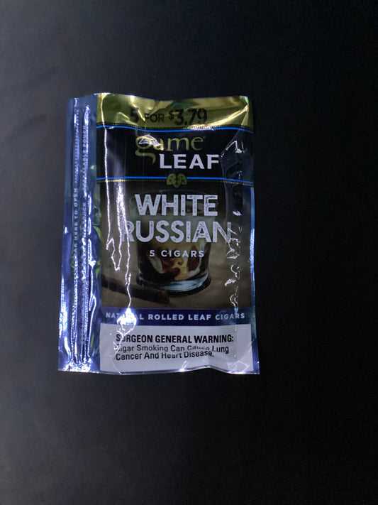 Game leaf 5 pack white russan