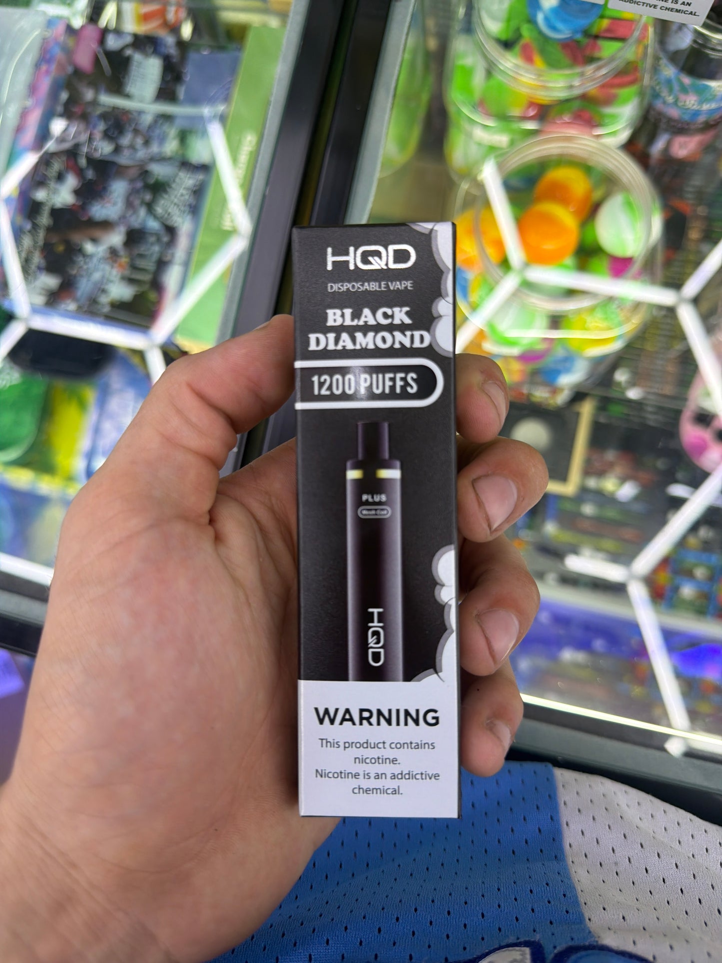 HQD 1200 puffs curvie plus Black Diamond