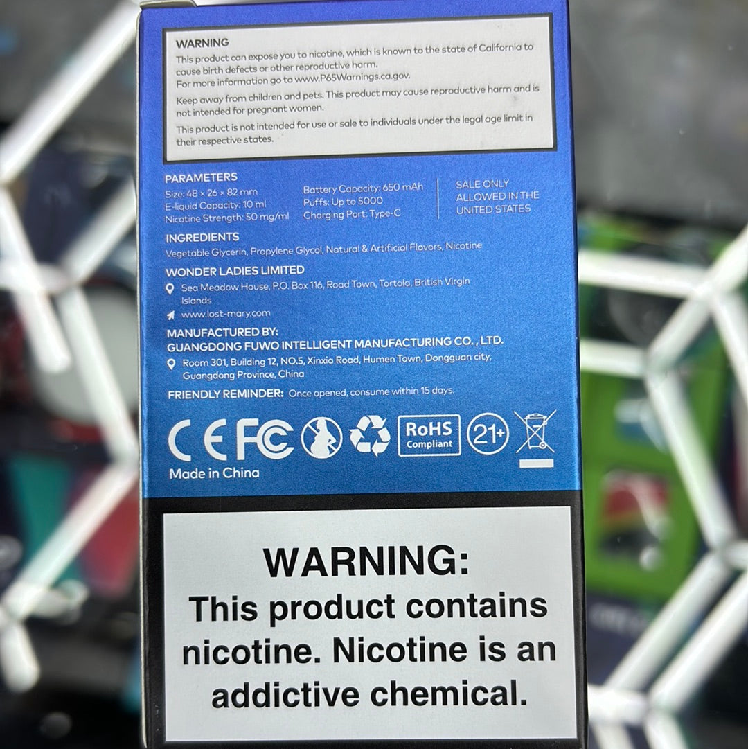 Lost Mary Berry crush ice