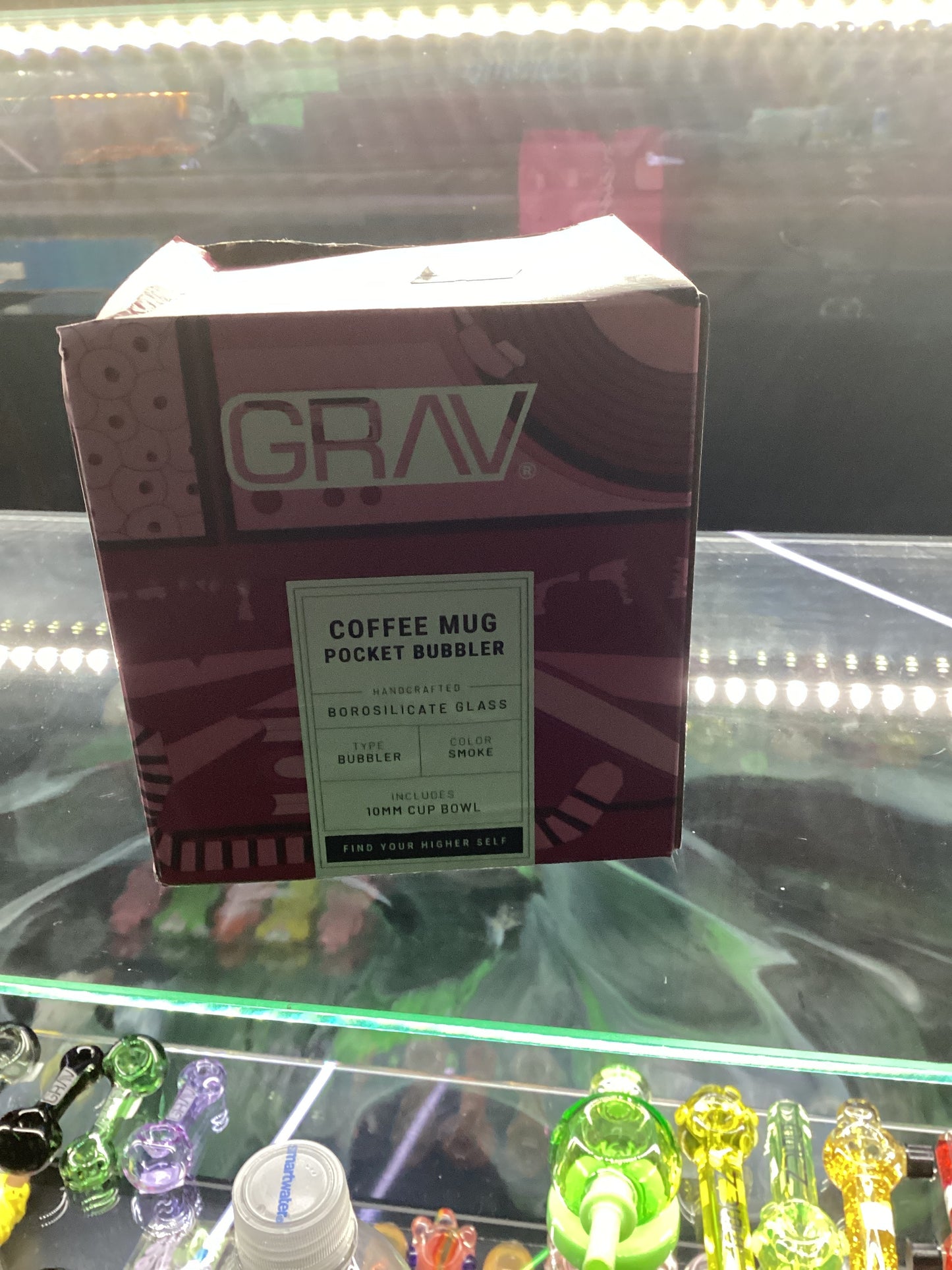 Grav coffee mug smoke