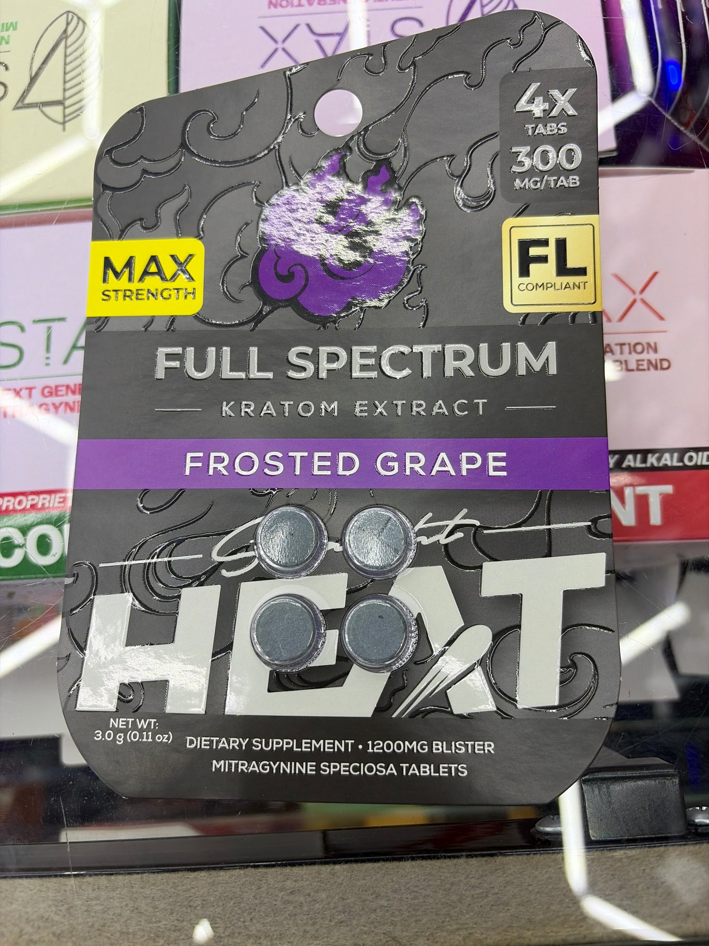 Heat full spectrum frosted grape 1200 mg