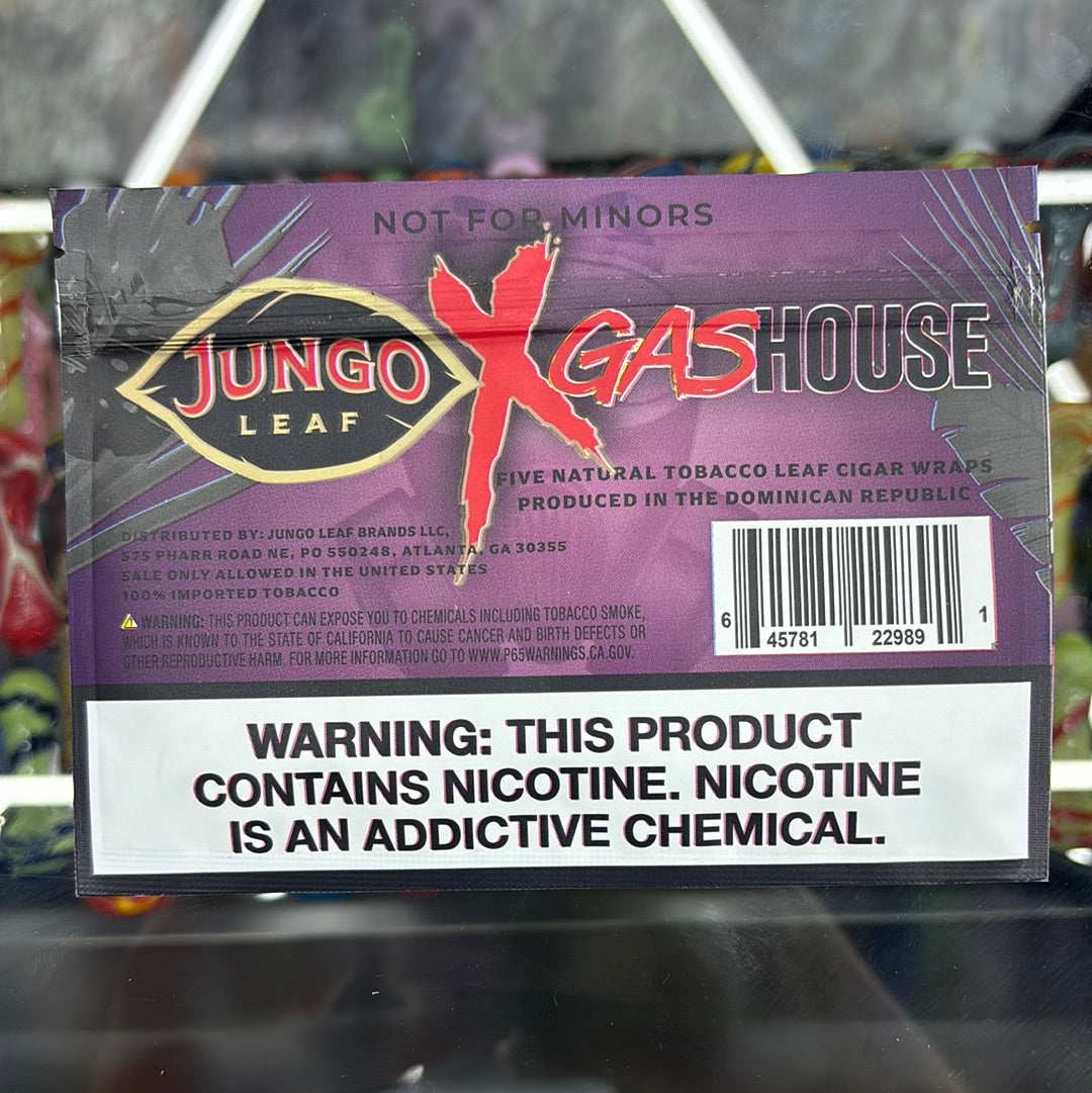 Jungo leaf gas house, original five wraps per pack