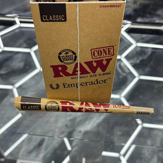 Raw emperador 1 cone per pack
